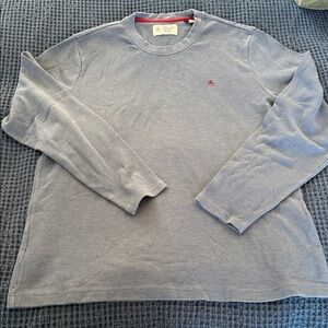 Original Penguin Gray Shirt with Red Trim